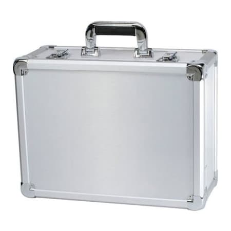 T.Z. CASE INTERNATIONAL INC. TZ Case Executive Aluminum Storage Case - 16-1/2"L x 12-1/2"W x 7-3/8"H Silver EXC-115-S